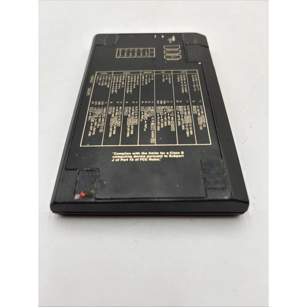 Vintage 1986 HP 12C Financial Calculator - MADE IN USA -